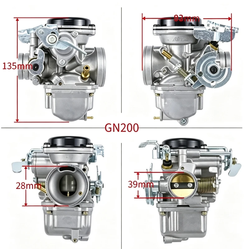 Motorcycle Carburetor 28mm For Suzuki GS200 GN200 QM200GY GY200 GXT200 WJ200 200cc 250cc Motorbike Dirt Bike Racing Carb - view 5