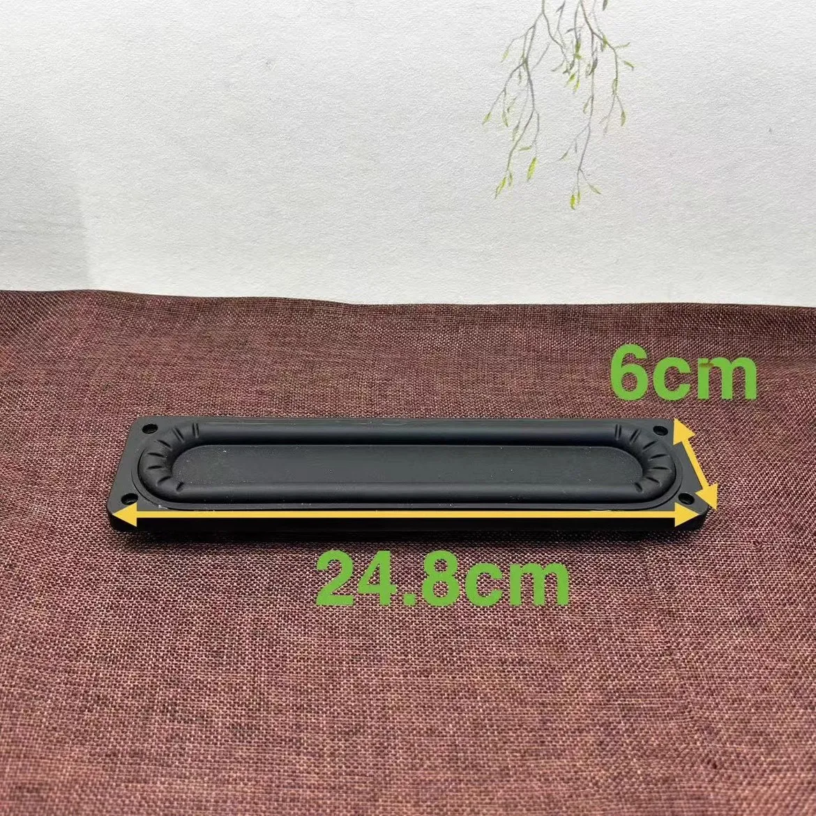 1pc For Devialet Racetrack-Shaped Diaphragm Radiator with Reinforced Frame for High Dynamic Handling Audio 248mm*60mm