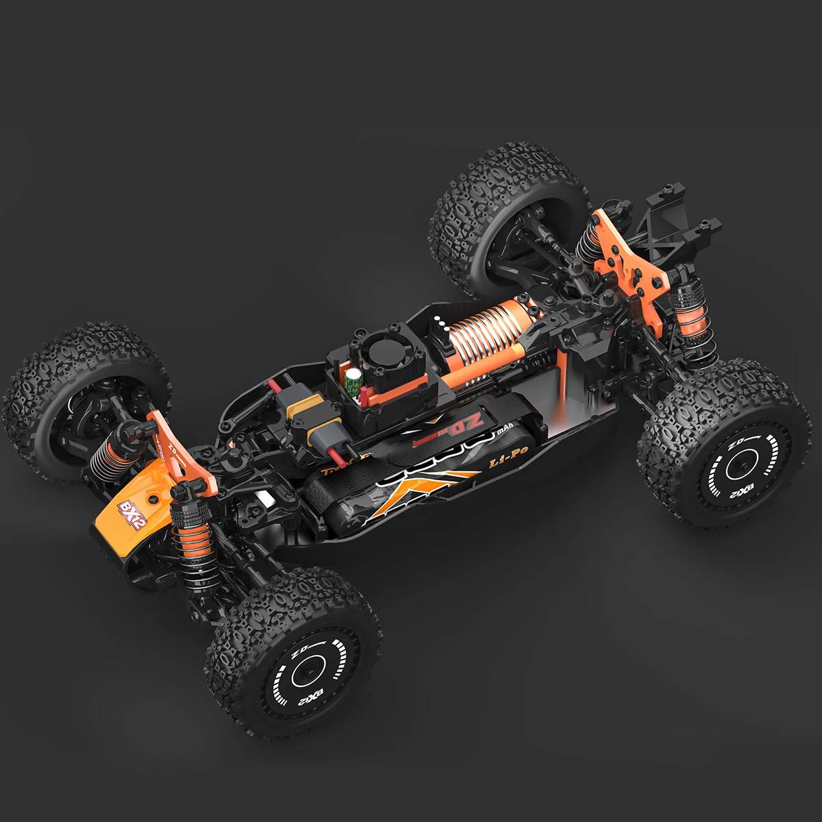 1/12 4WD RC Raing Buggy Car BX-12 Brushless 70km/h High-Speed 3S Vehicle Off-road Model 2.4G 4CH Remote Control ESC Motor Part