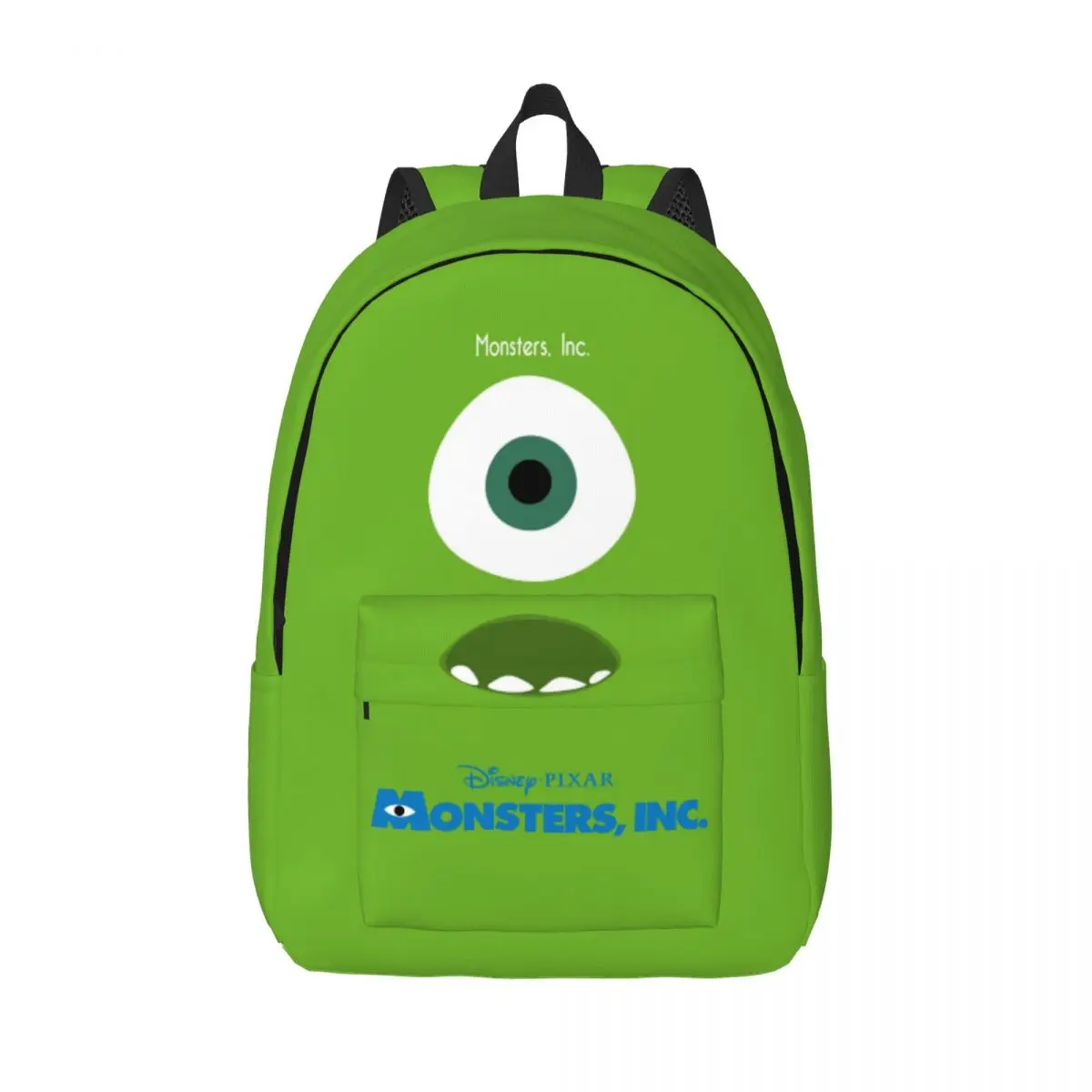 Mochila con múltiples compartimentos para mujer, regalo de regreso a la escuela, Mike Mr.Q, Disney Monsters, Universidad Mike, correa ajustable, mochila escolar