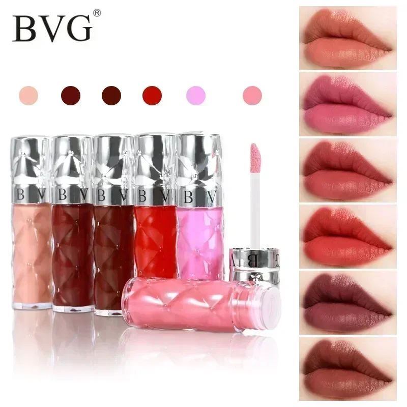 bvg-novo-batom-liquido-de-6-cores-fosco-veludo-textura-leve-hidratar-maquiagem-de-longa-duracao-facil-de-aplicar-cosmeticos-de-brilho-labial