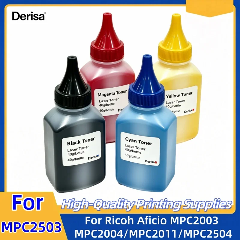 40g/pc MPC2503 Toner Powder For Ricoh Aficio MPC2003 MPC2004 MPC2011 MPC2503 MPC2504 High Print Volume Compatible Copier Toner