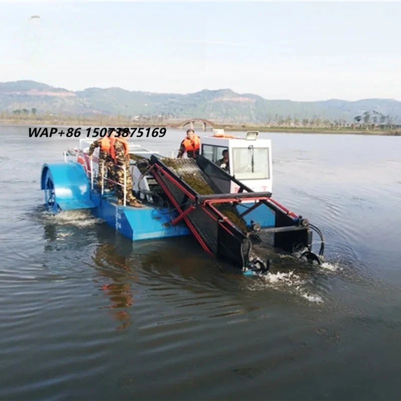 Automatic Aquatic Grass Cutting and Lake Cleaning Machine for River Vegetation Removal