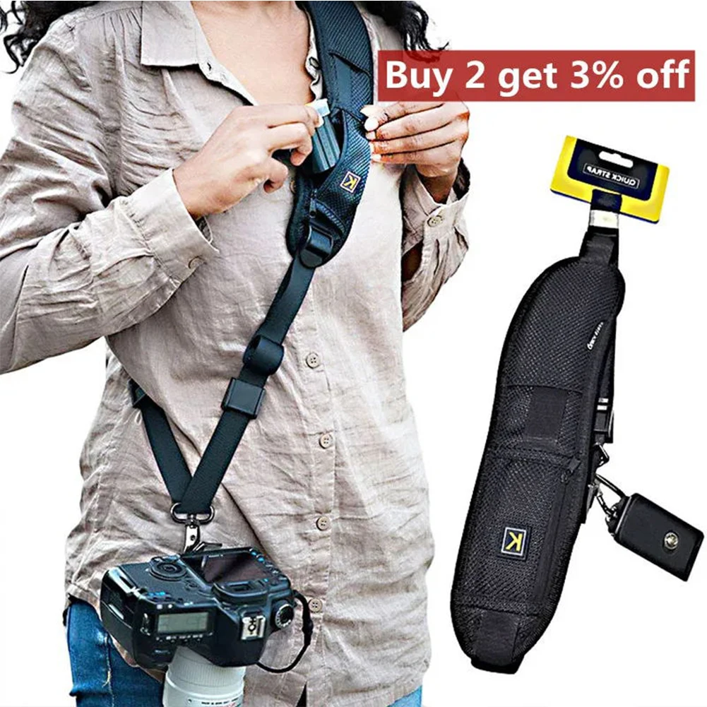 Camera Shoulder Strap Quick Release Camera Shoulder Sling Belt Rapid Camera Neck Strap for Canon/Nikon/Sony/Olympus/DSLR Camera