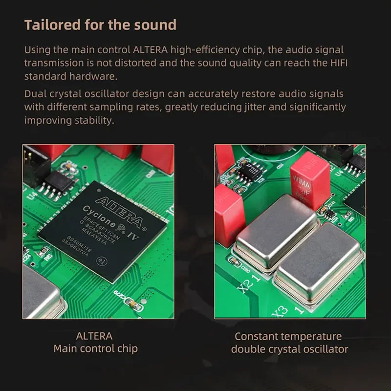 MUSICIAN Aquarius R2R DAC Clássico CNC Corpo R2R Matriz DAC Ture Balance 32bit XLR Saída I2s Entrada Áudio Digital ALTERA Decodificador
