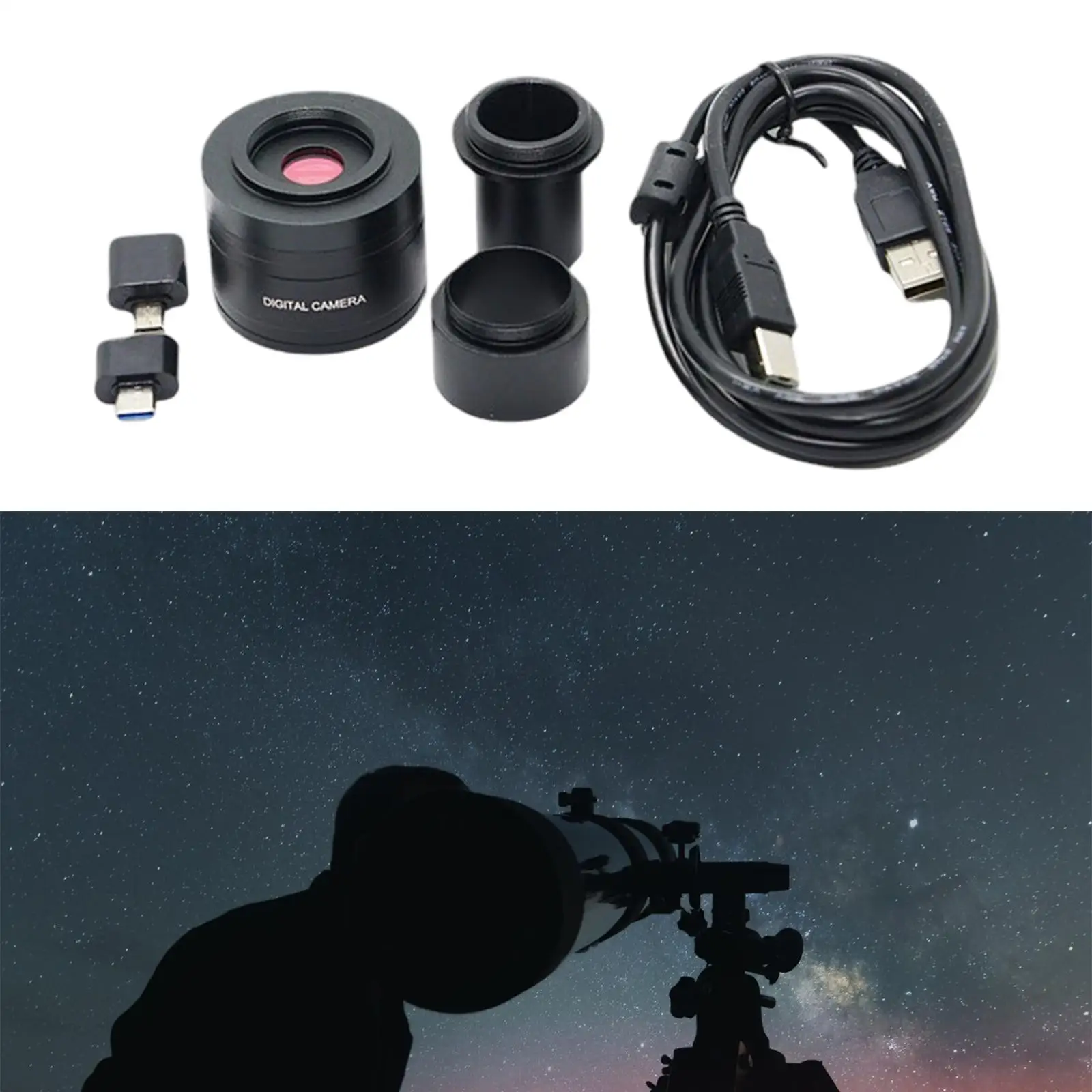 

Окуляр цифровой камеры 1920x1080 USB 2.0 для аксессуаров для микроскопов и телескопов в лаборатории или школе