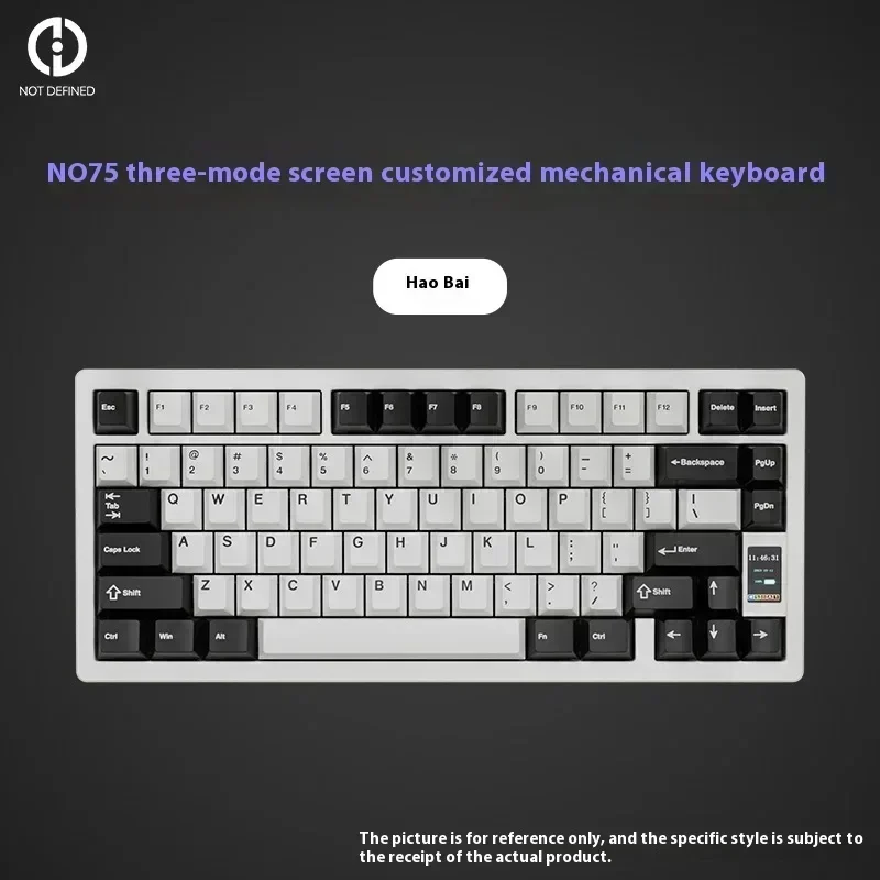 Imagem -03 - Teclado de Alumínio sem Fio Junta Cnc Hot Swap Faça Você Mesmo Gamer Presente em Estoque Nd75 Não Definido Modos 2.4g Bluetooth em Estoque