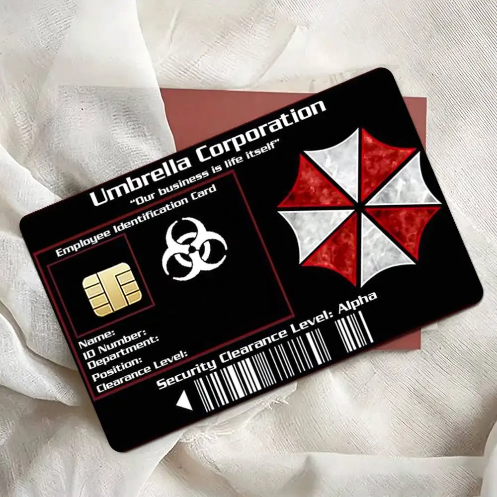 U-Umbrella C-Corporation Decorative Waterproof Film Skin Cover Credit Card Stickers Debit Front Bank Bus Pass