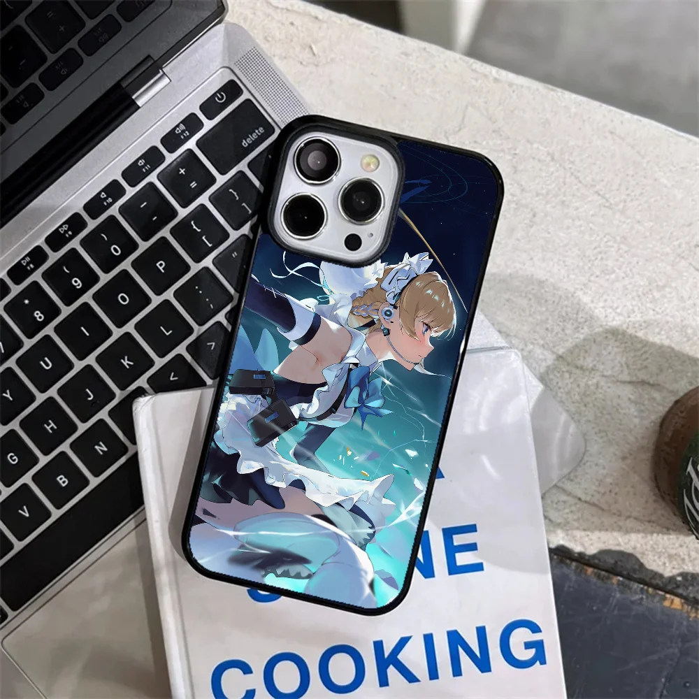 Game Anime Blue Archive Asuma Toki Phone Case Strong Magnetic For IPhone 15 14 13 Pro Max 11 12 Mini Alex Mirror For Magsafe