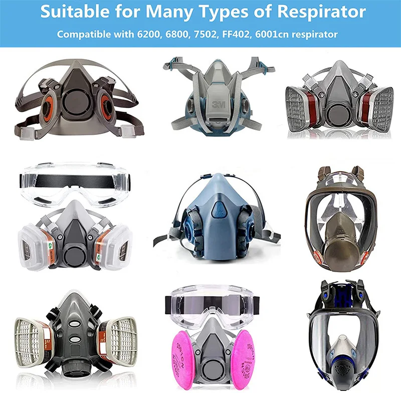 Replaceable 5N11 Anti Dust Proof Filter For 6001 6002 6004 6200/7502/6800 FF402 Chemical Respirator Gas Mask Spraying Painting