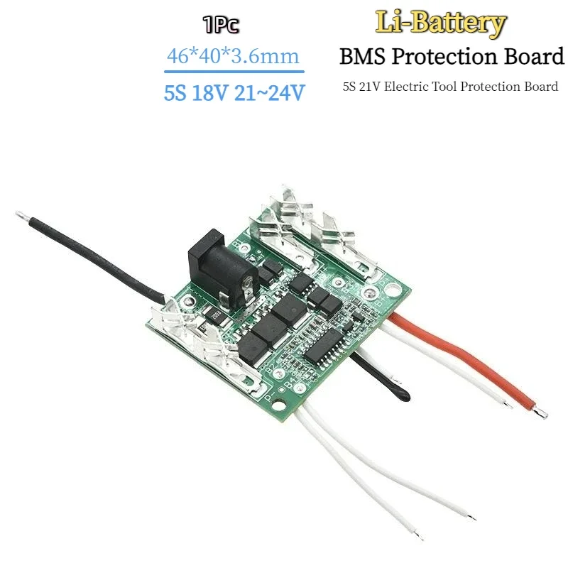 

5S 18V Li-Battery Pack Protection Circuit Board BMS Module 21V Electric Tool Protection Board