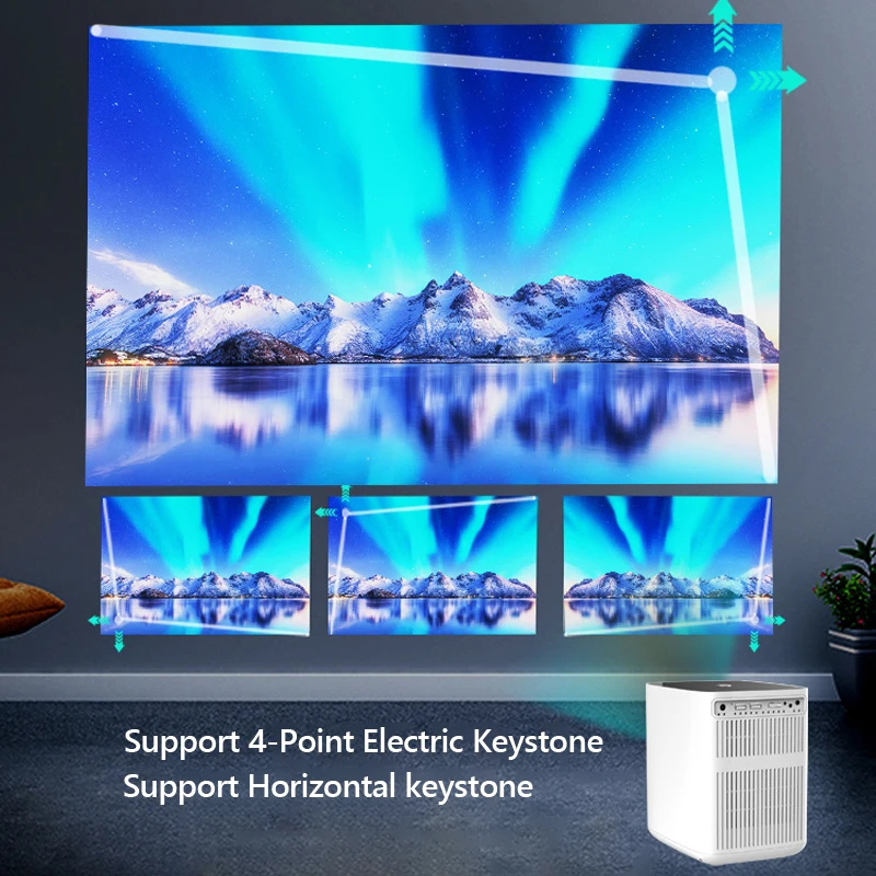 Vivicine Y3 1920X1080สำหรับ Android 9.0 Full HD 1080P โปรเจคเตอร์ LED,ฝุ่นแบบพกพา WIFI Video Beamer Projetor