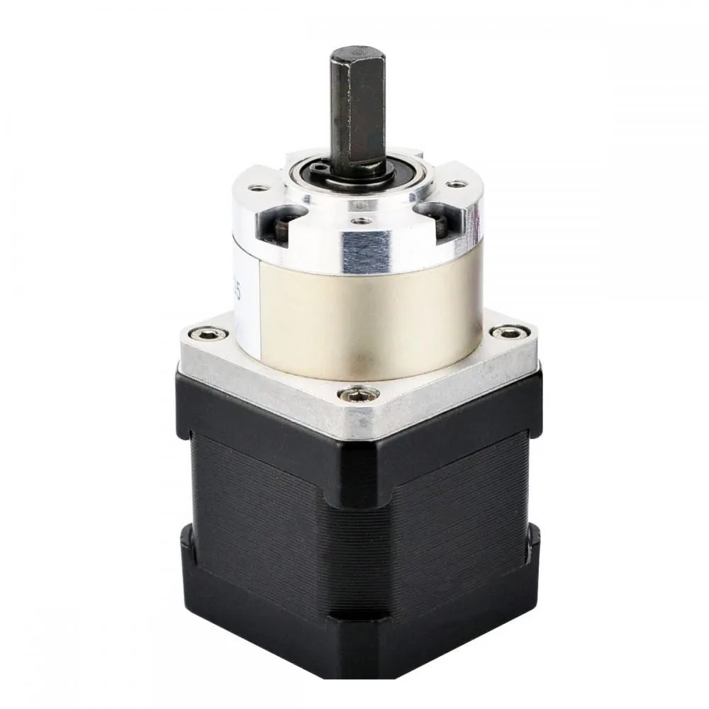 Nema 17 Stepper Motor Extruder Gear Nema17 Stepper Motor Ratio 5.18:1 Planetary Gearbox 1.68A 4-lead  for DIY Robot 3D Printer