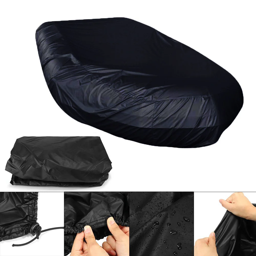 V Shape Marine Boat Cover Waterproof Dustproof AntiUV Rain Snow Inflatable Boat Dinghy Fishing Rubber Boat Universal Kayak Cover