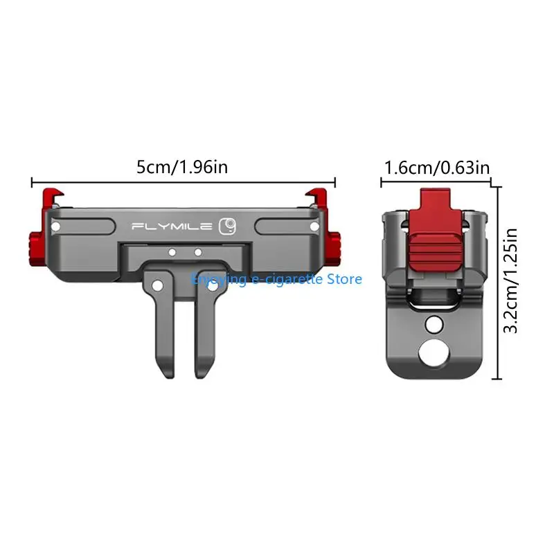 Robuste Aluminiumhalterung für Go Ultra-Kamera, sicheres Schloss, einfache Schalter Y4QF – Detail 6