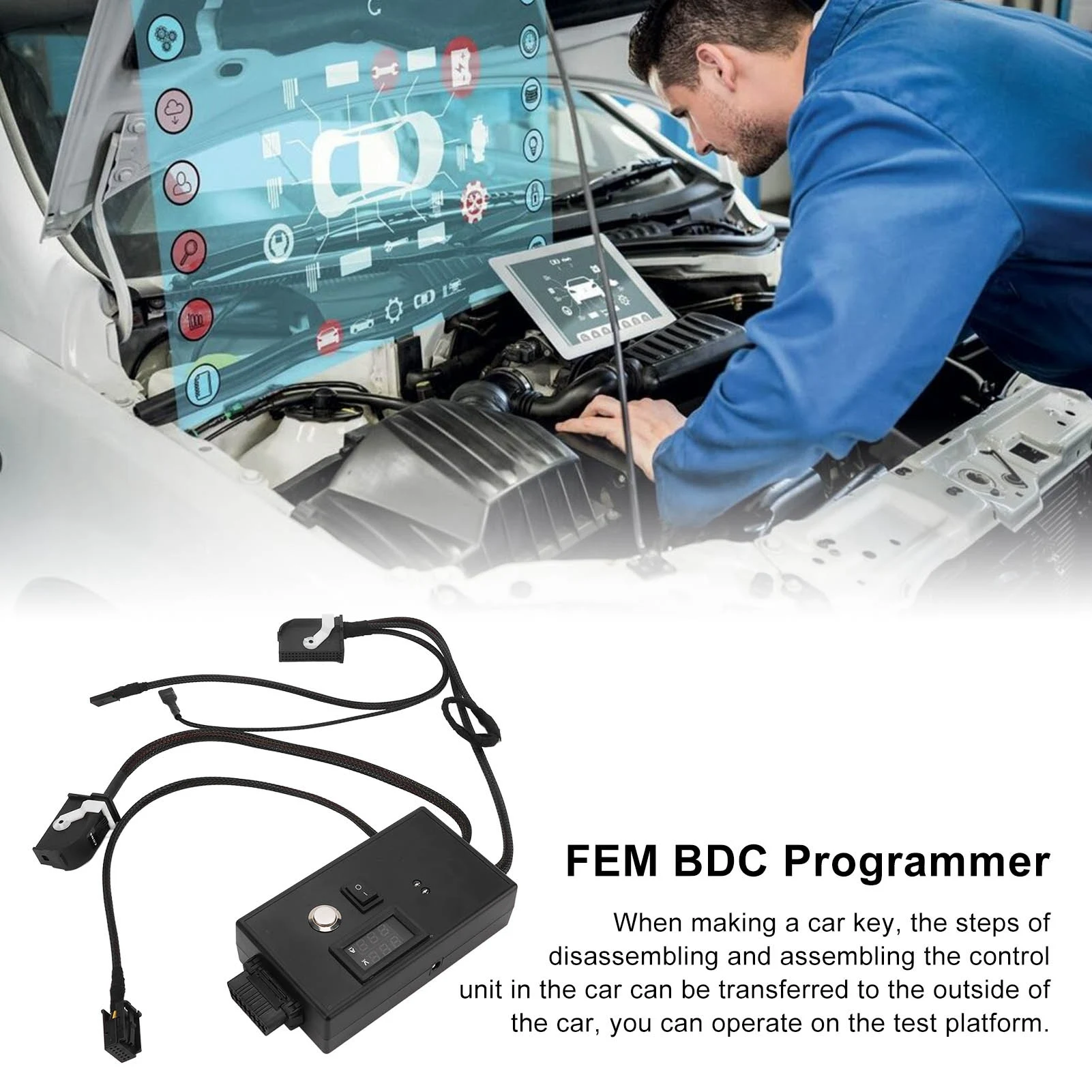 Автомобильный модуль FEM BDC с заменой индикатора для F20 F30 F35 X5 X6 I3 FEM BDC Programmer FEM BDC Tester