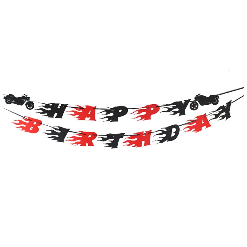 Motocross-Geburtstagsparty-Dekoration, Kuchen-Cupcake-Topper, Motorrad-Banner, Kuchendekoration für Geburtstagsparty-Zubehör für Männer oder Jungen – Detail 12