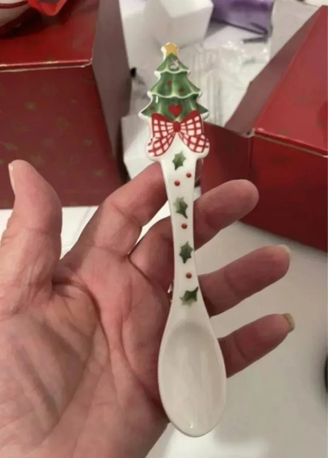 Deutscher Schatz Hart Porzellan Christmasspielzeug Joy Mehrwinkel-Essteller Christmas stasse Untertassen Schüssel Kerzenstand