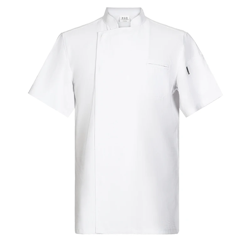 Veste de chef d'hôtel pour hommes, uniforme de cuisine, salopette de restaurant, vêtements de travail Chamonix, chemise de cuisine d'été