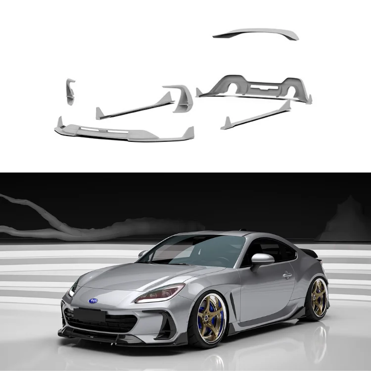 Real Carbon Body Kits Rear Spoiler Bumper Trunk Lip Car Auto Parts For Toyota GR86 2022+ For Subaru BRZ