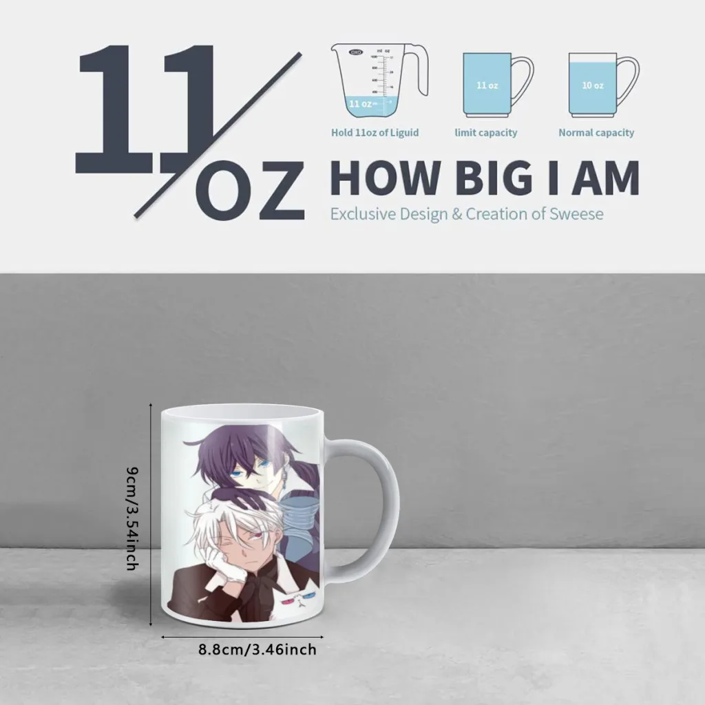 The Case Study of Vanitas Anime Movie New Creative Color Changing Mug Ceramic Coffee Milk Tea Cup Gifts Free shipping