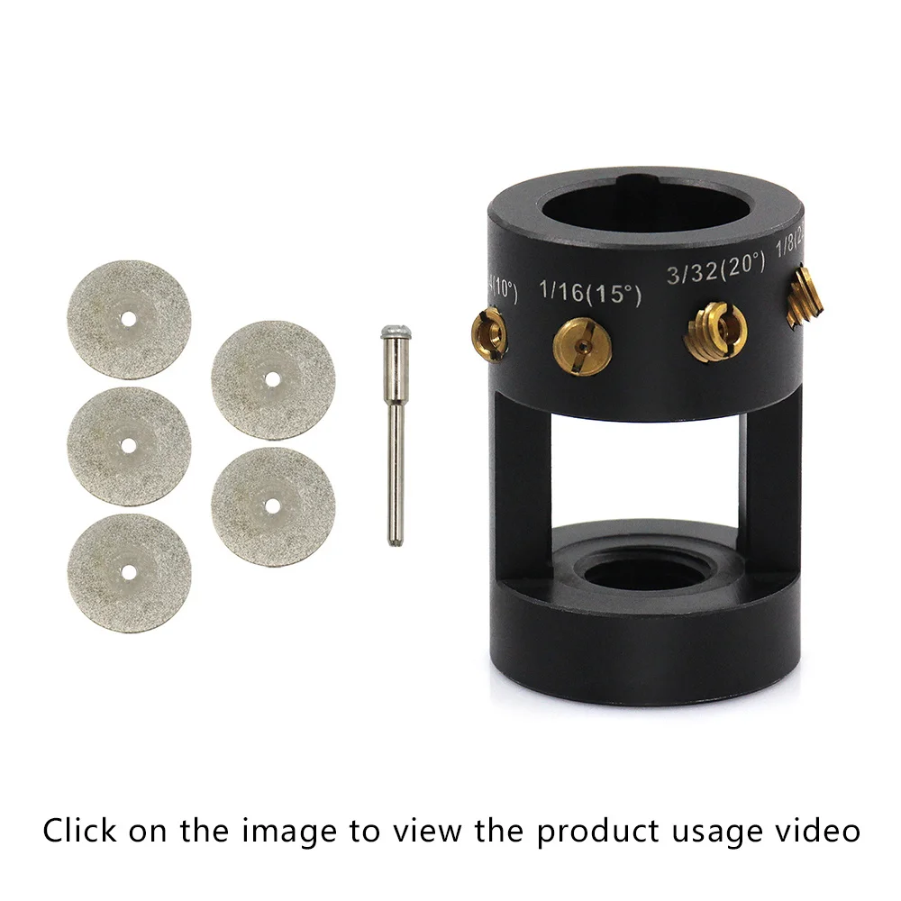 Tungsten Electrode Grinder TIG Welding Tools Multi-angle And Offset Horizontal Holes With Cutoff Slots, Electrode Grinding Tools