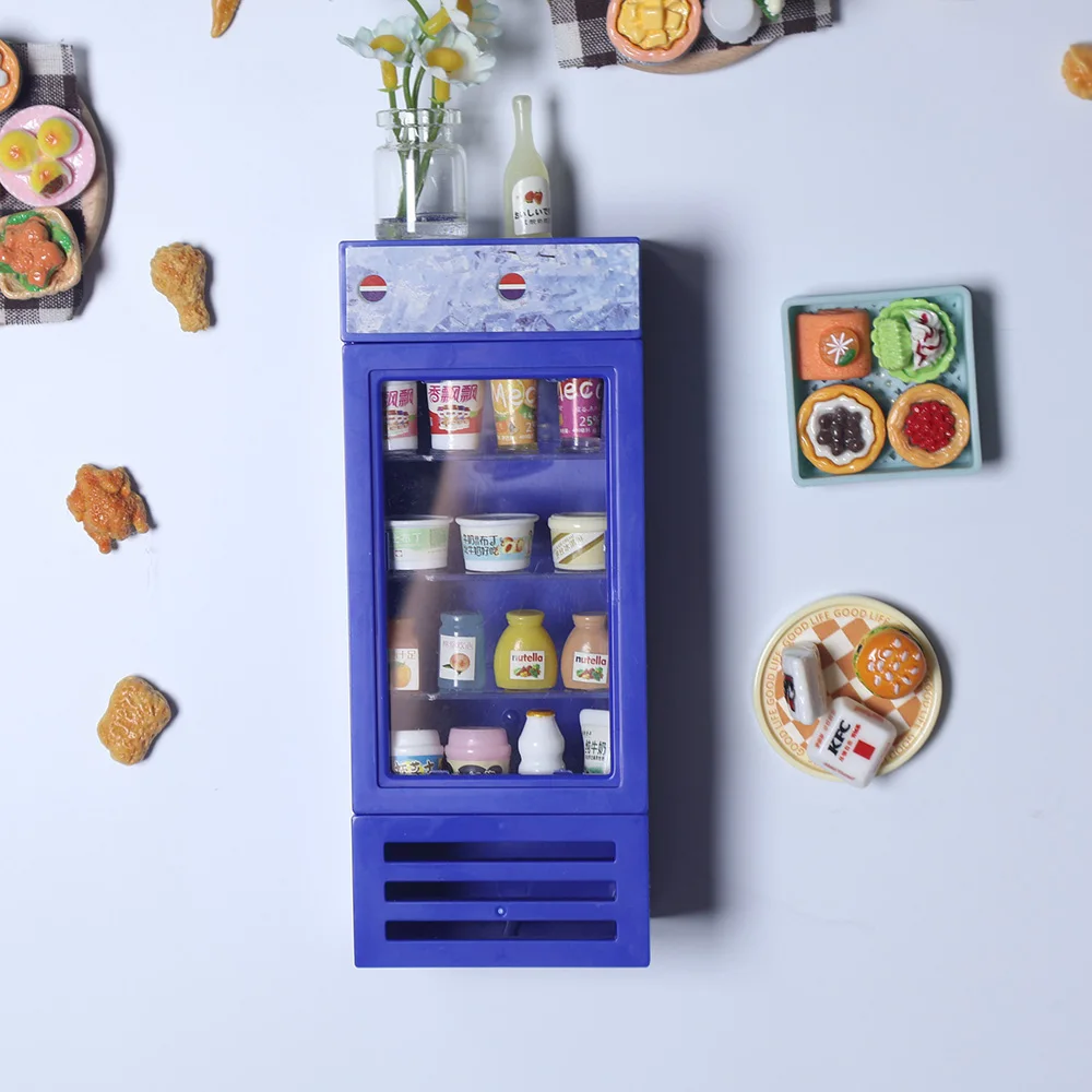 3d Miniature Fridge Magnets With Food Toy Characters Magnetic Refrigerator Sticker Home Decor Dollhouse Models For Freezer Shelf