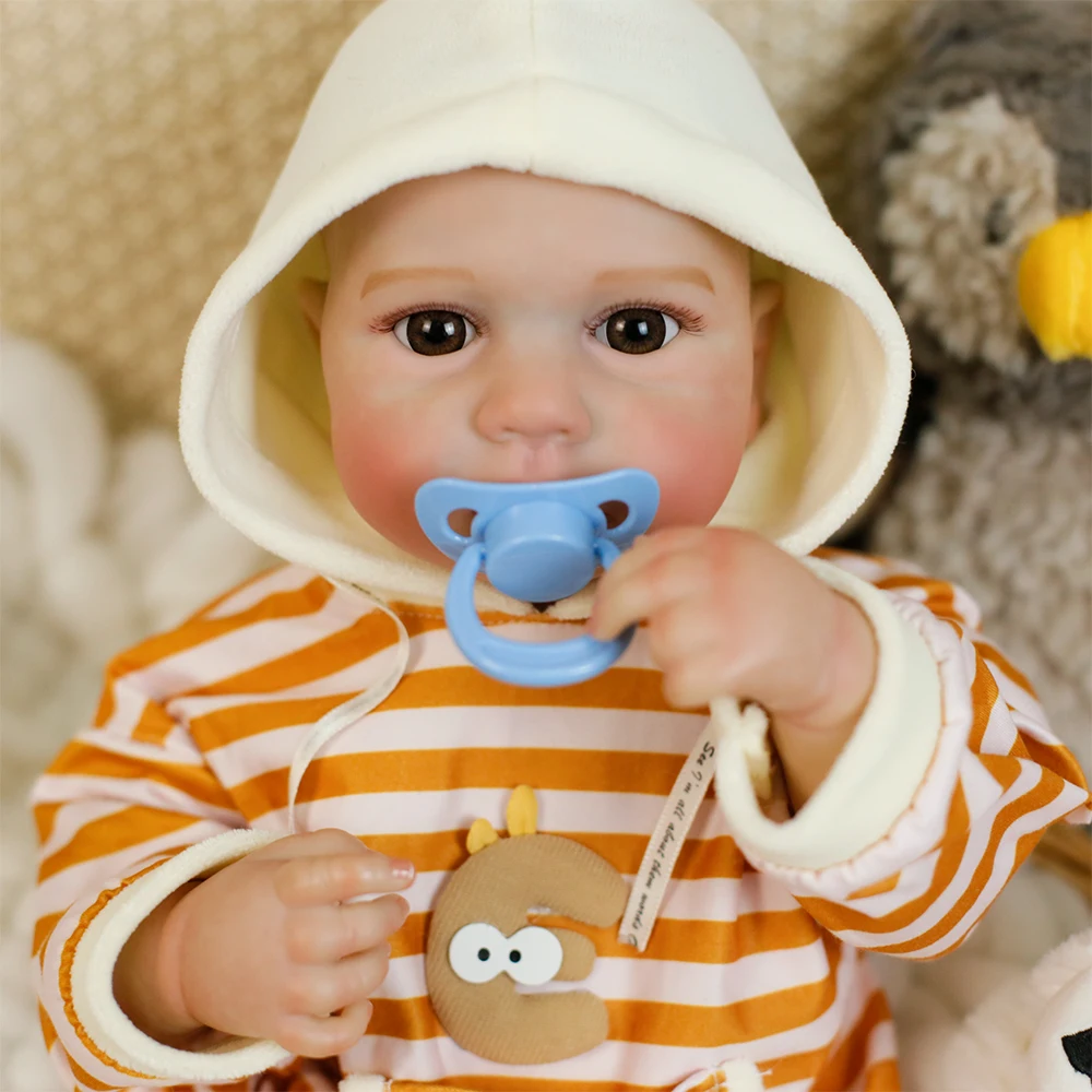 19 بوصة كامل لينة سيليكون الفينيل قابل للغسل الجسم تولد من جديد الدمى الوليد الطفل حجم لولو الدمى عالية الجودة تحصيل لعبة الهدايا