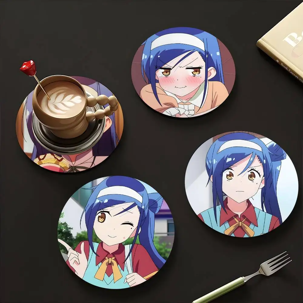 1pc Fumino Furuhashi Anime Characters Wooden Coaster Colour Printing Cup Mat Home Desk Decoration Gifts