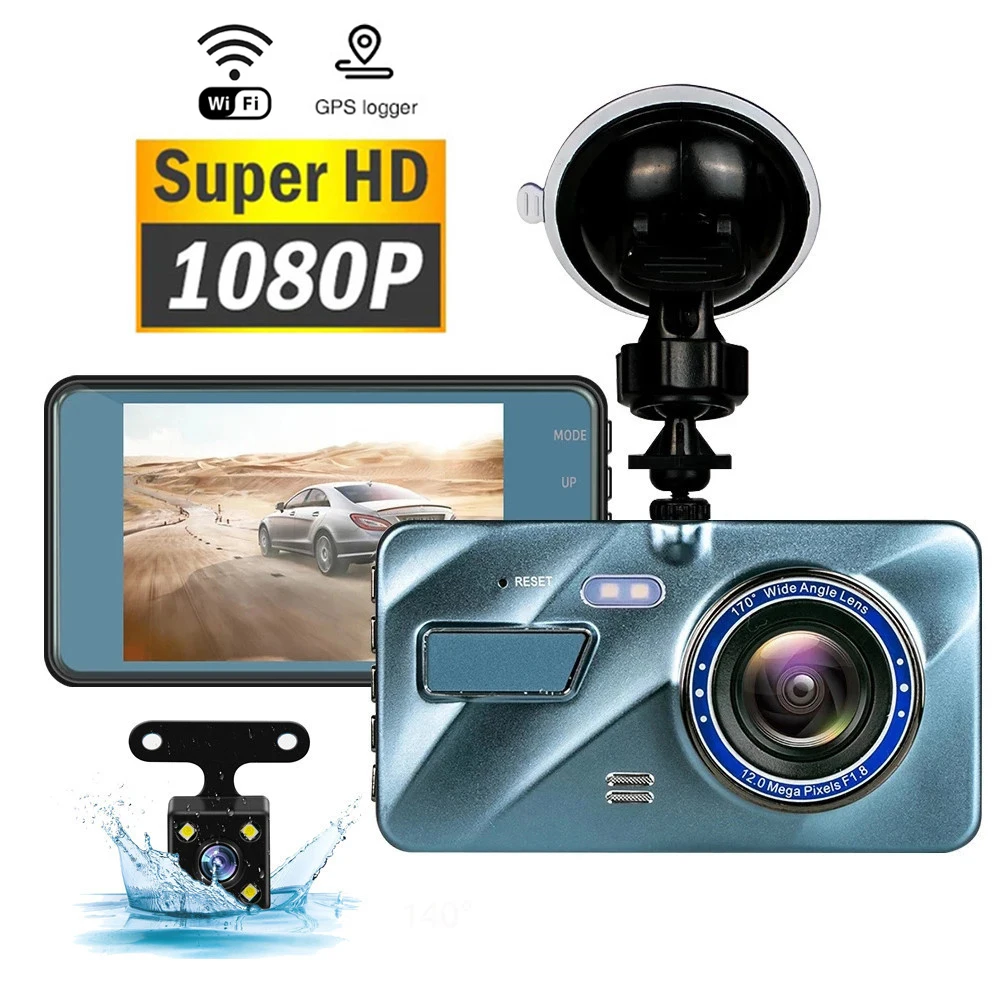 

Car DVR WiFi Dash Cam Full HD 1080P Rear View Camera Video Recorder Auto Dashcam Black Box GPS Car Accessories Night Vision