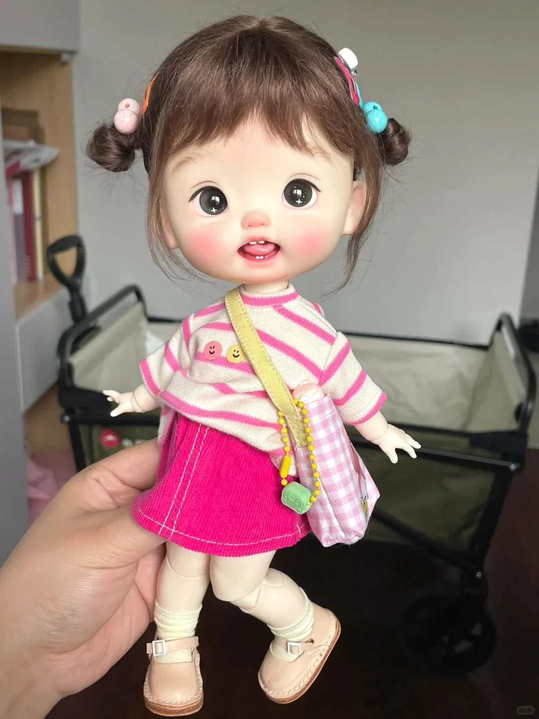 25cm BJD 1/6 SD 인형 로라 귀여운 프리미엄 란두두 레진 공장 직판 스팟 메이크업 포함 - 새 선물 아이템