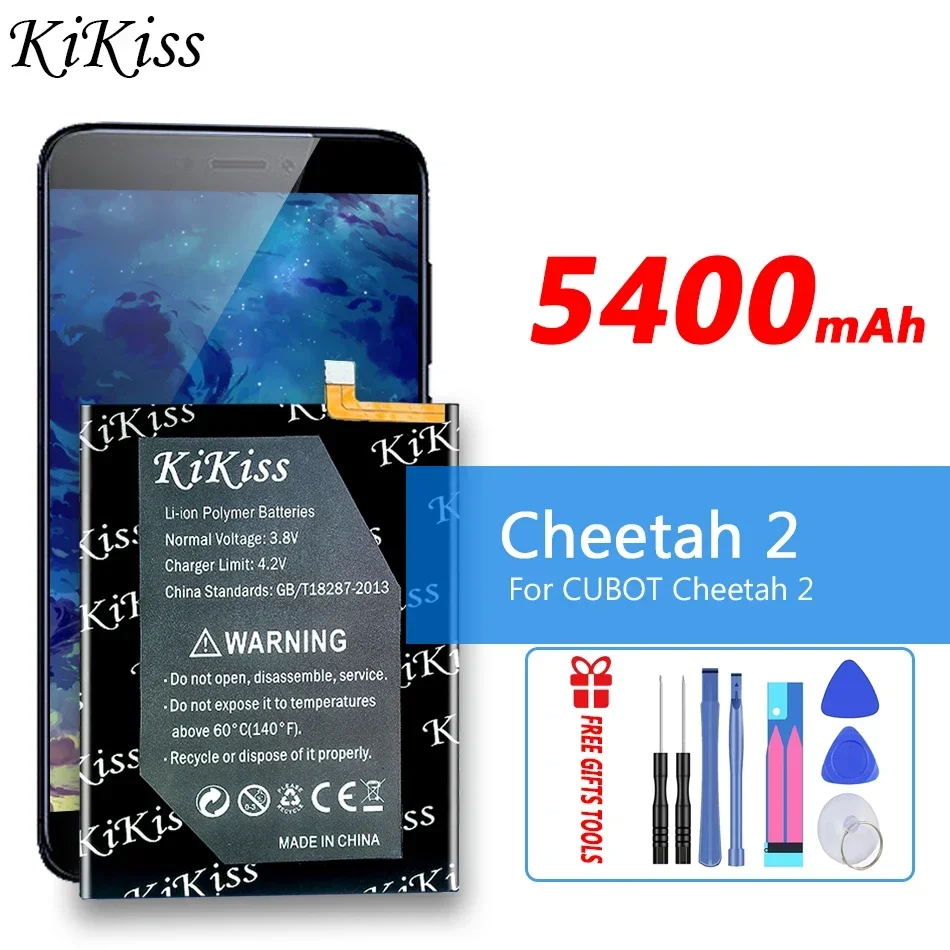 

Сменный аккумулятор KiKiss большой емкости 5400 мАч Cheetah2 для CUBOT Cheetah 2 Cheetah