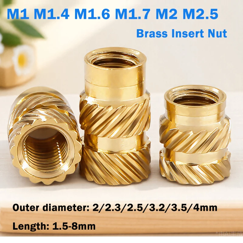 Brass Insert Nut M1…
