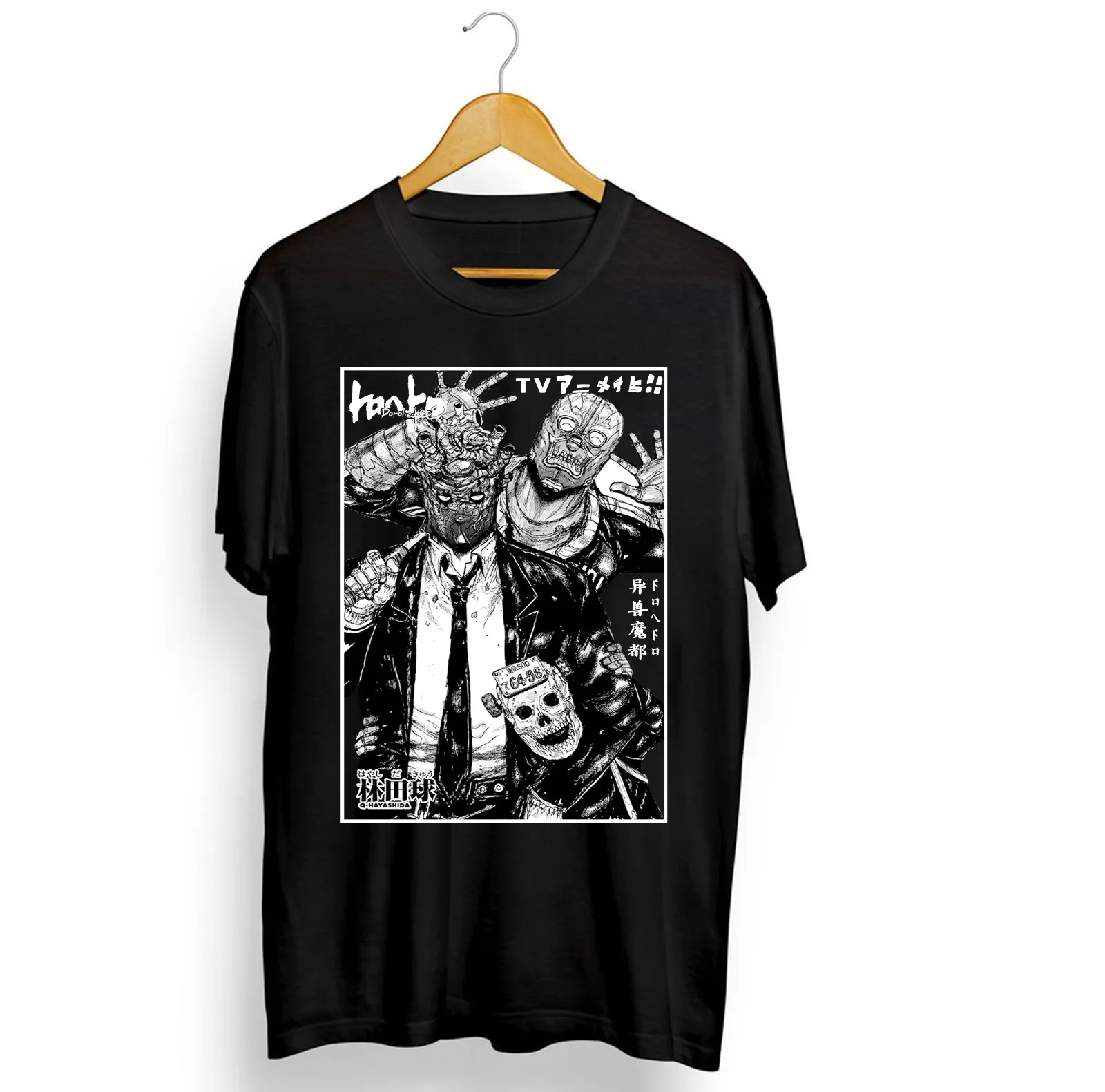 

Dorohedoro Shin Nikaido Kaiman Aikawa Anime Horror unisex shirt size S to 5XL