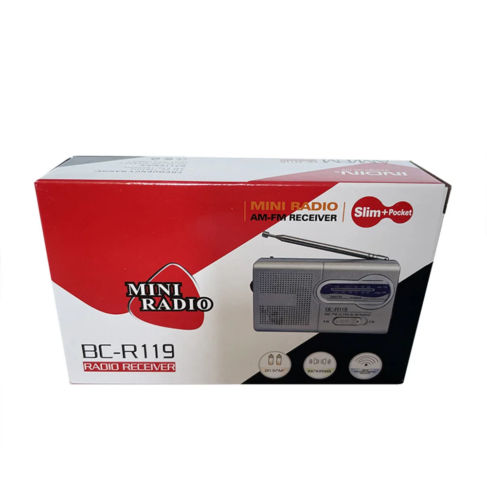 راديو صغير عتيق يعمل بالبطارية AM FM راديو هوائي تليسكوبي راديو محمول هدايا لكبار السن