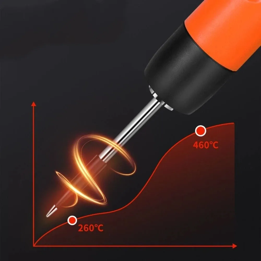 25W Power USB Soldering Iron Lithium Battery Lightweight Design Welding Set Pen-Shaped Design 3-Levels Adjustable