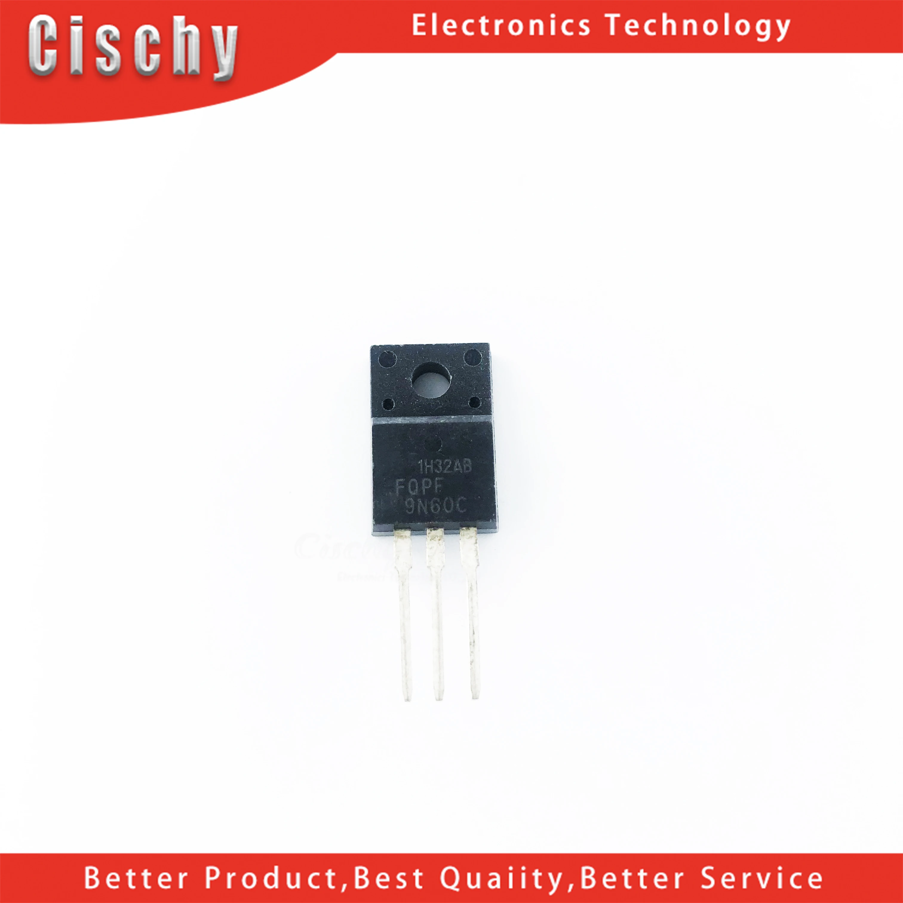 10pcs/lot FQPF9N60 9N60