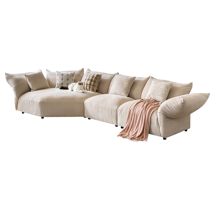 For Luxury European Modern Living Room Sofa Single White Large Floor Fluffy Living Room Sofa Lounge Lazy Canape Salon Furniture