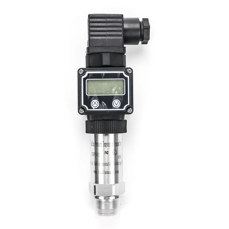 Flat Film Pressure Sensor G1/2 Pressure Transmitter With Display Water Air Pressure Transducer 4-20ma 0-10mpa 12-36vdc