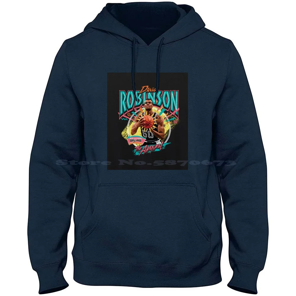 David Robinson 100% Cotton Hoodie T Shirt Basketball Sports David Robinson Art David Robinson Wallpaper David Robinson