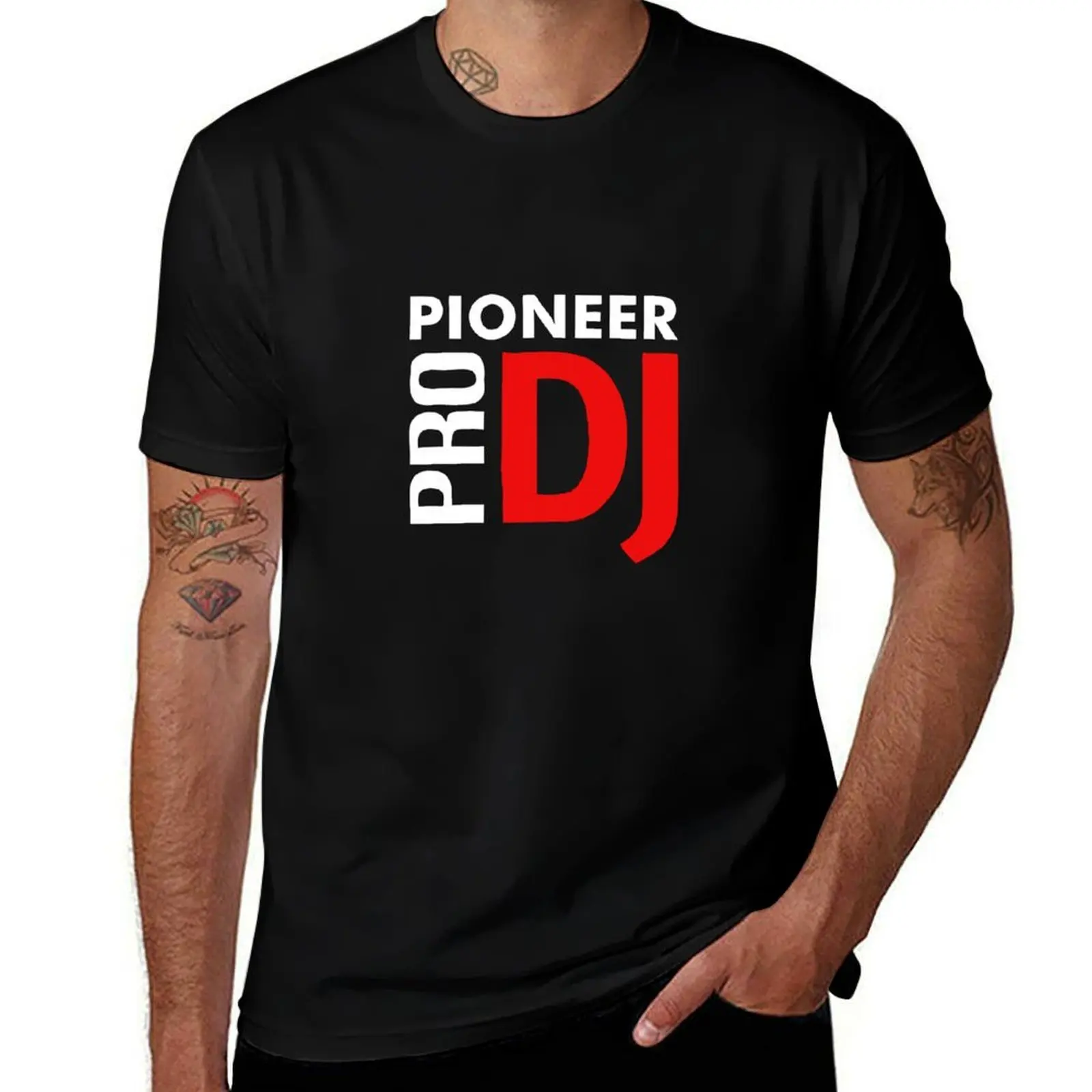 The Pioneer DJ Pro Custom T-Shirt man t shirt designer t shirts for man pack cotton T-Shirt