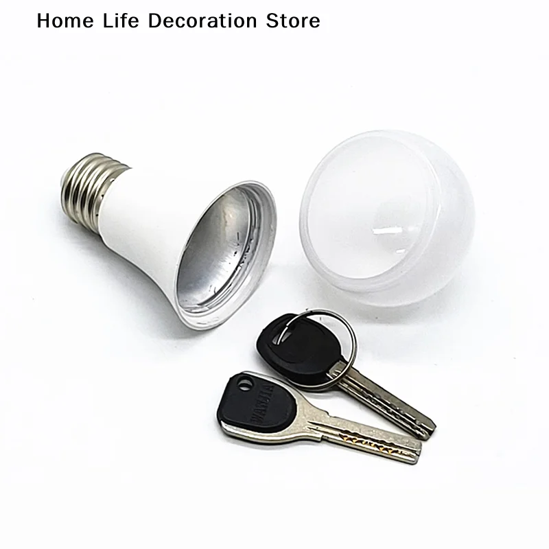 Sight Secret Light Bulb Stash Can Hiding Private Money Box Secret Hidden Storage Bulb Creative Safe Container Home Diversion