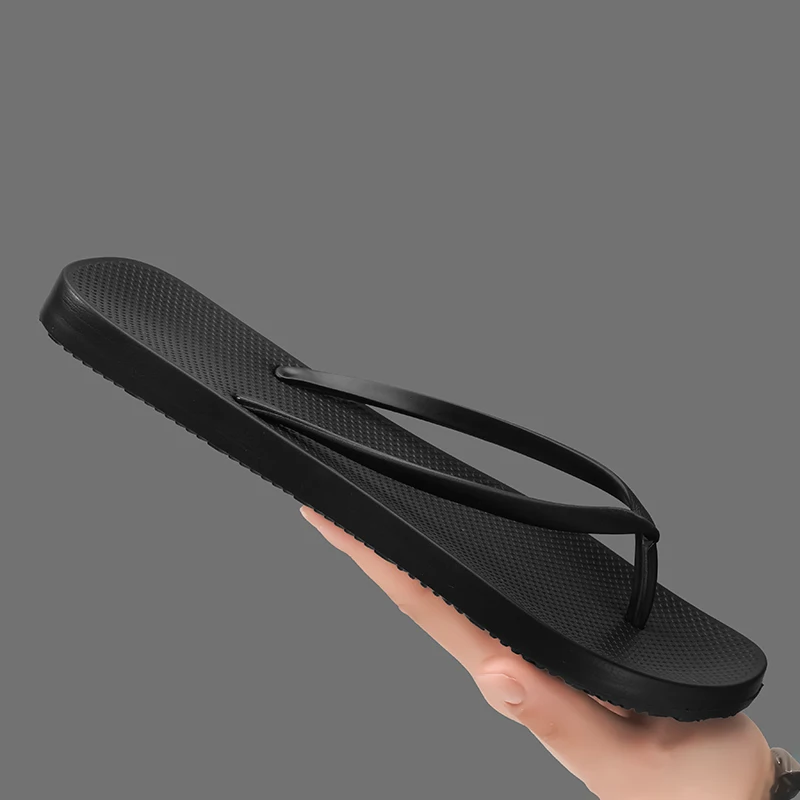 Summer New Men's High-Elastic Eva Cushioning Thick-Soled Home and Outdoor Beach Flip-Flops