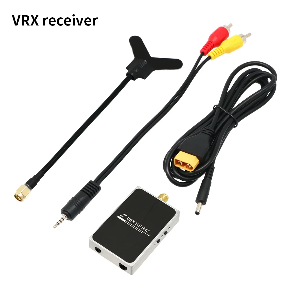 LST 3.3G 3W VTX VRX FPV Traversing Machine 16CH Built-in Microphone Audio Video Transmitter Long Range for 7-13inch FPV RC Drone