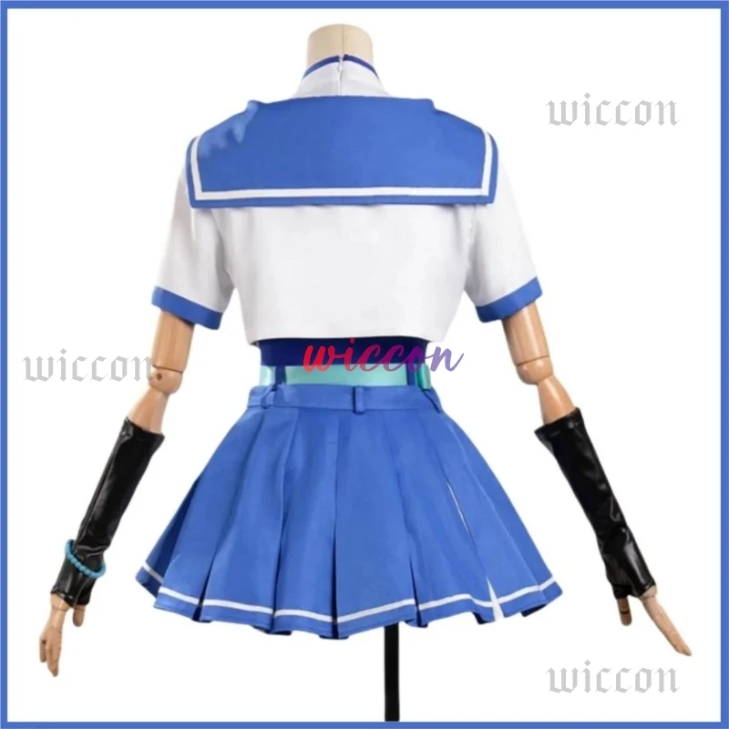 Game Wuthering Waves Camellya Cosplay Costume Doujin Wig Japanese JK Uniform Skirt Woman Suit in Stock Kawaii JK Suit