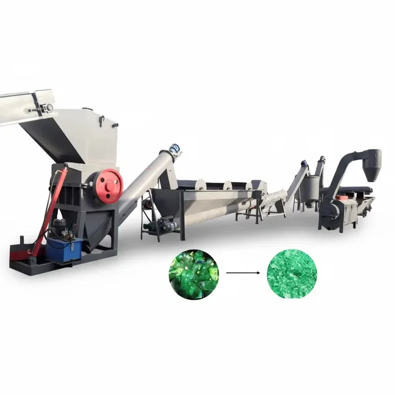 Recycling Machine 2026 500-1000kg/h Full Automatic PET Bottle Recycling High Efficiency Plastic Recycling Washing Line for