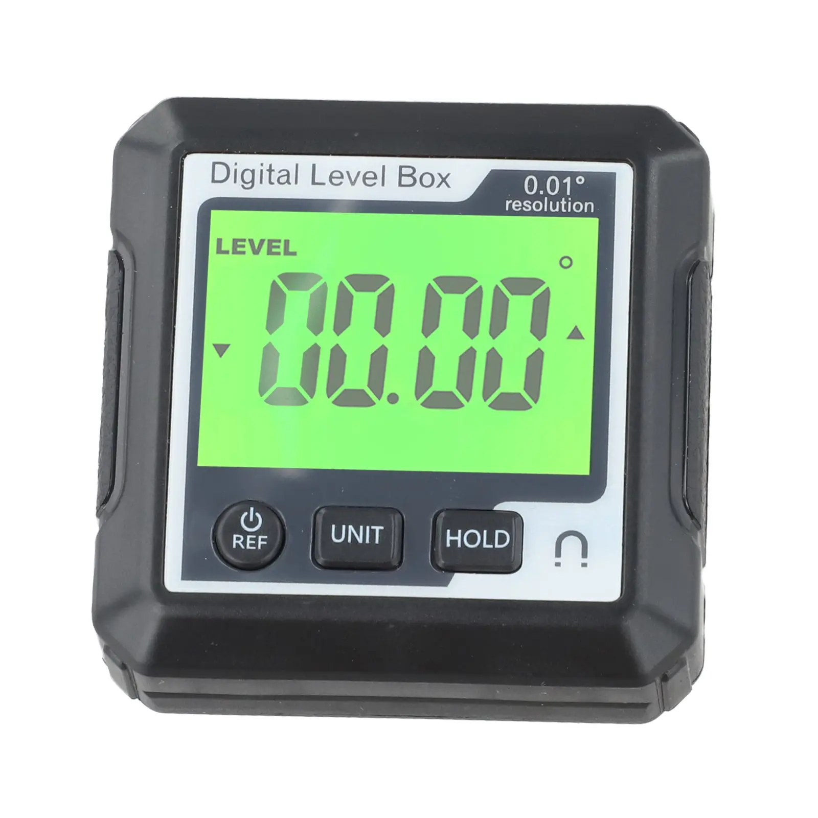 

Цифровой магнитный угломер с двумя режимами работы, магнитным креплением и фиксацией данных для точного измерения углов