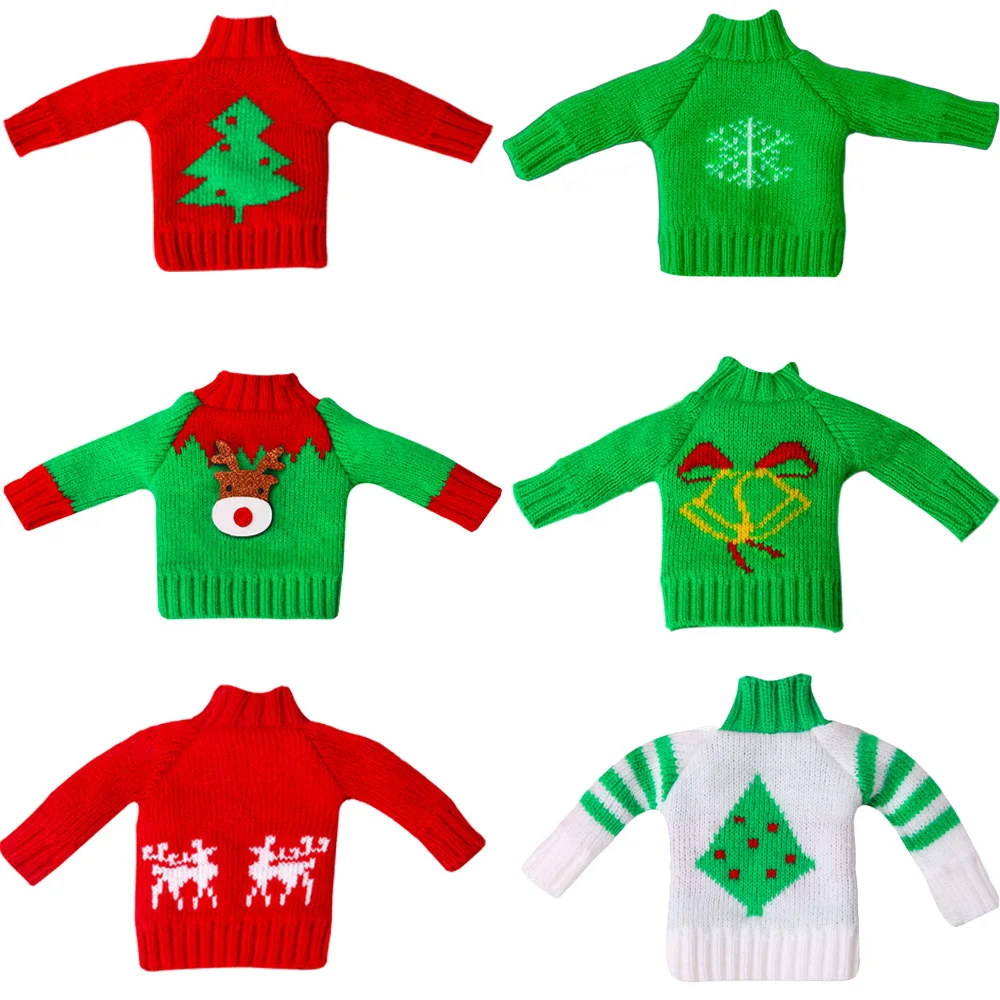 30CM Christmas Doll Festival Sweater, Multi Style Christmas Doll Sweater, Red Boy Christmas Day Decoration, Doll Accessories