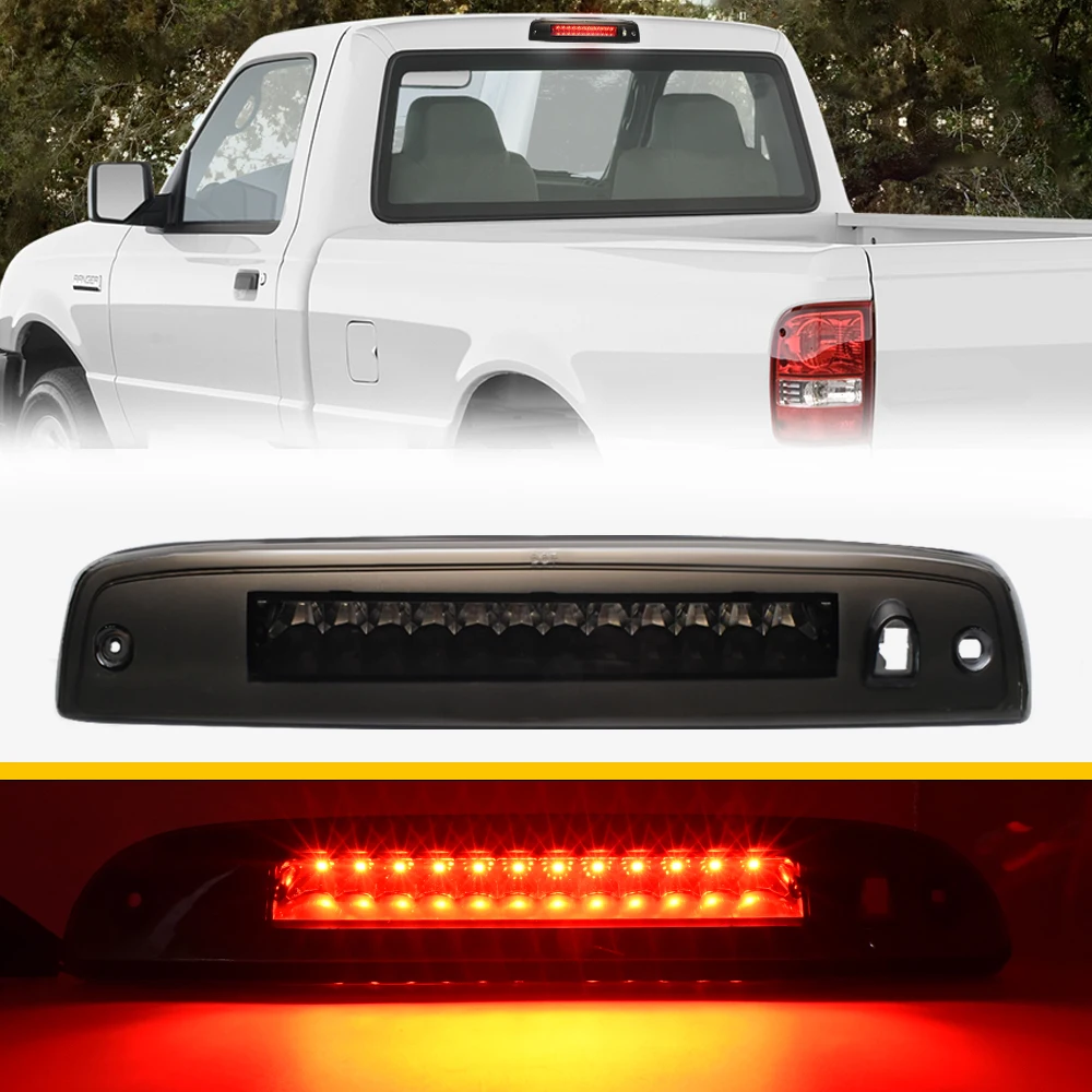 For Ford Expedition 2003-2016 Smoked LED 3rd Third Brake Light Reverse Cargo Lamp High Mount Pickup Taillight Rear Stop Lights