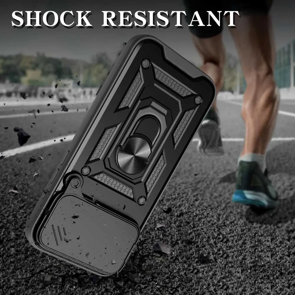 Shockproof Armor Case For iPhone 17 Pro Max Car Holder Phone Cover for iPhone 17Pro 17Air Camera Lens Protection Fundas view 2